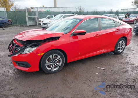 2016 Honda Civic Lx from USA, damaged, VIN 2HGFC2F58GH575373